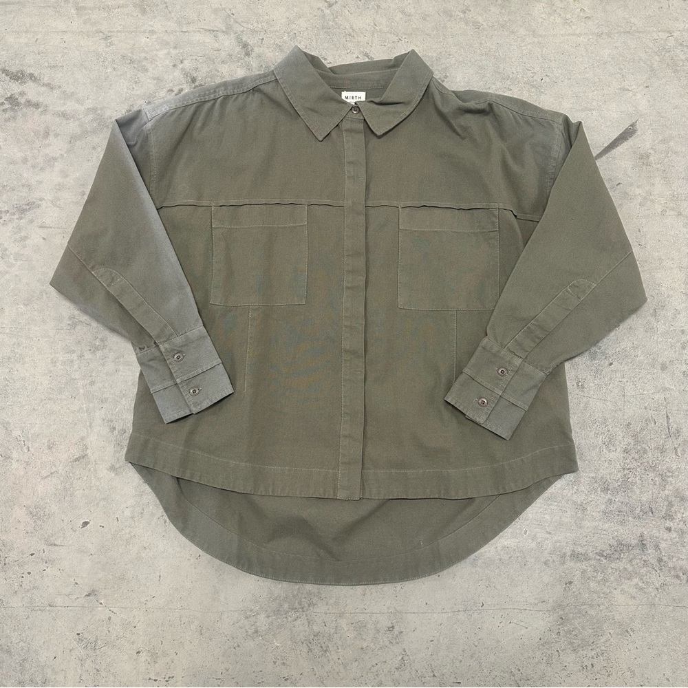 MIRTH huron work shirt in turtle small
